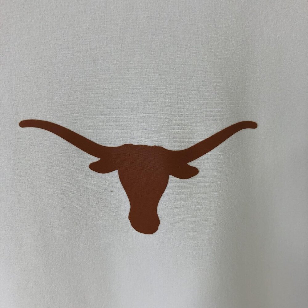Texas Longhorns Jacket Mens XL White NCAA Football Nike Quarter Zip Pullover - Picture 10 of 16